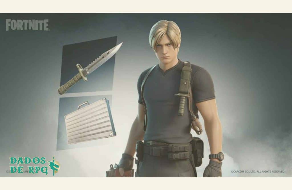 Leon S. Kennedy e Claire Redfield chegam ao Fortnite! Reviva o Mundo de Resident Evil! Fonte/Reprodução: Capcom/Epic Games